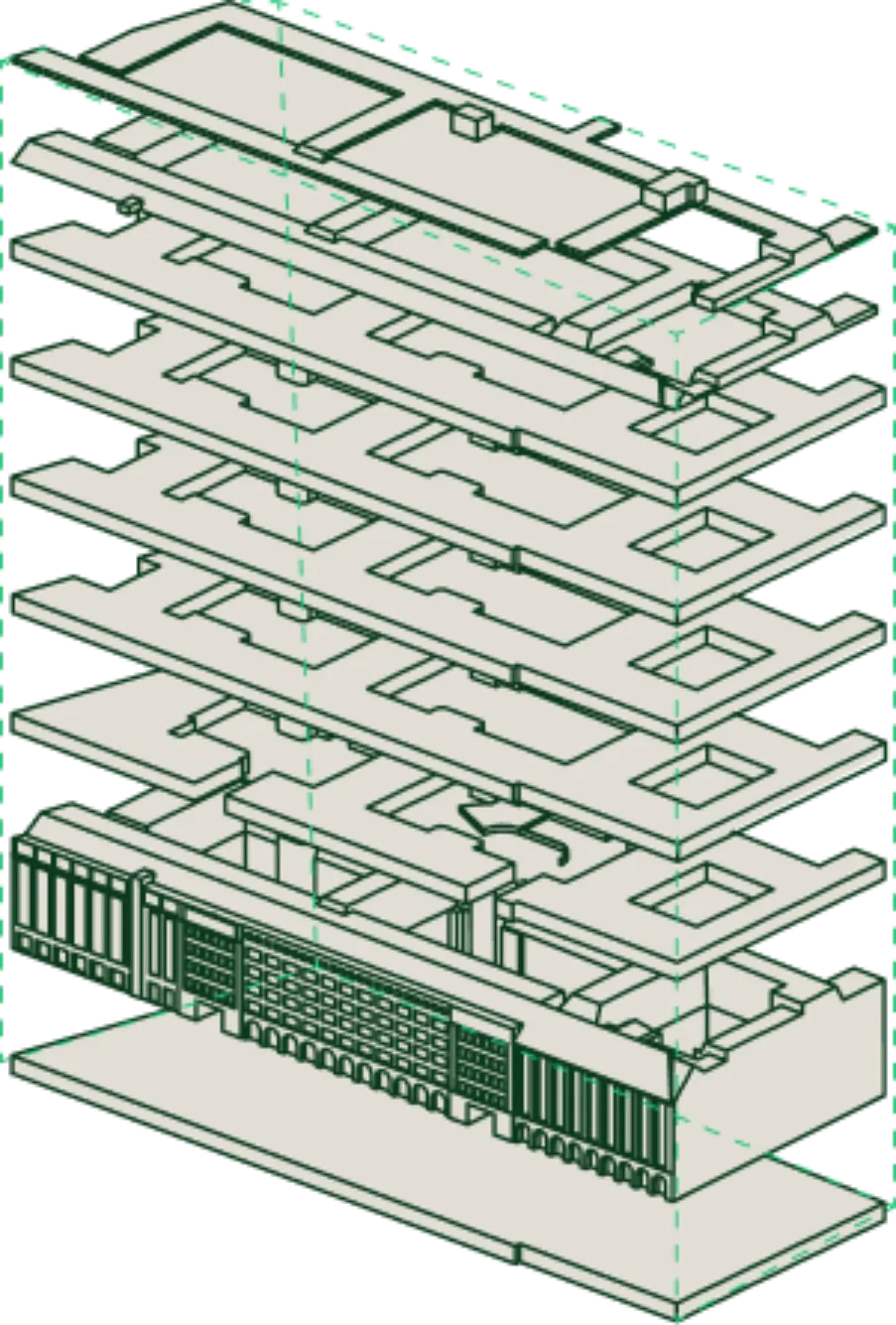 Flexibles Office Floor Plan